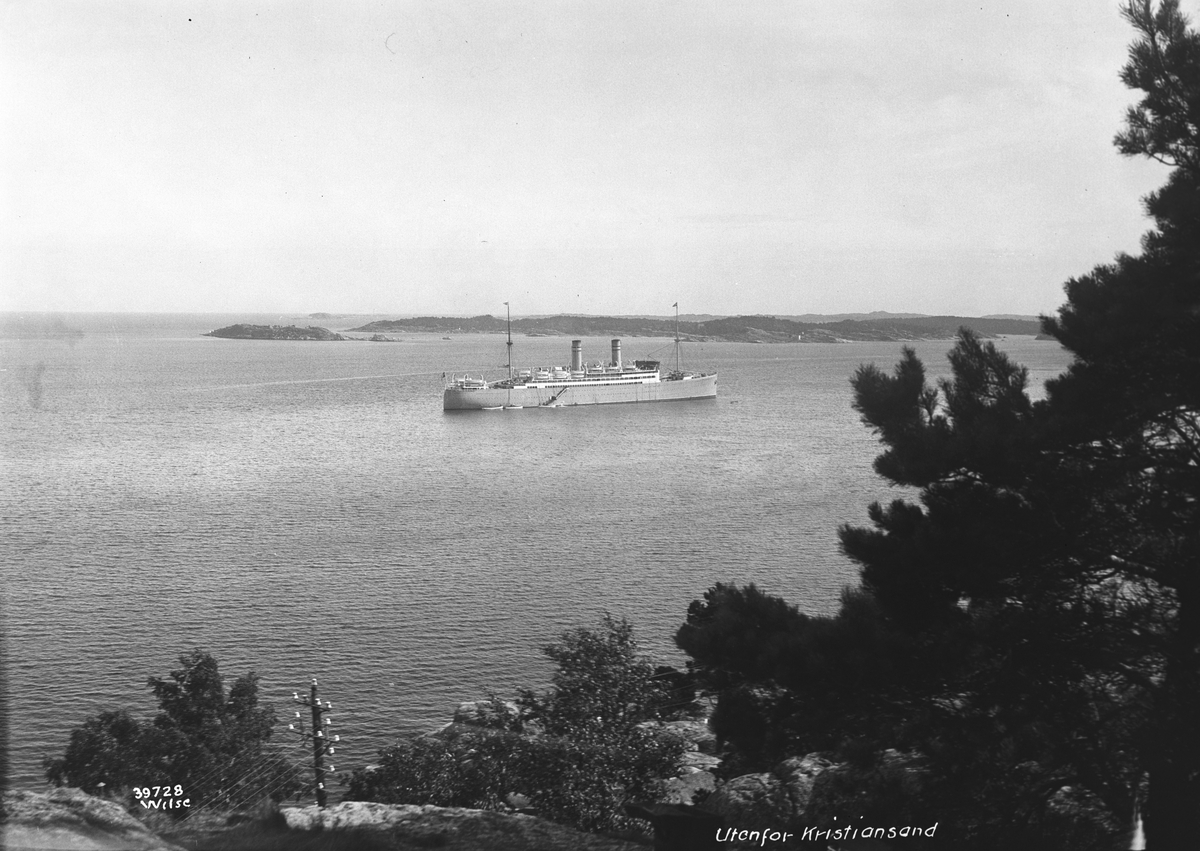 Anders Beer Wilse, Prot: Stavangerfjords Sørlands tur, Kristiansand Stavangerfjord