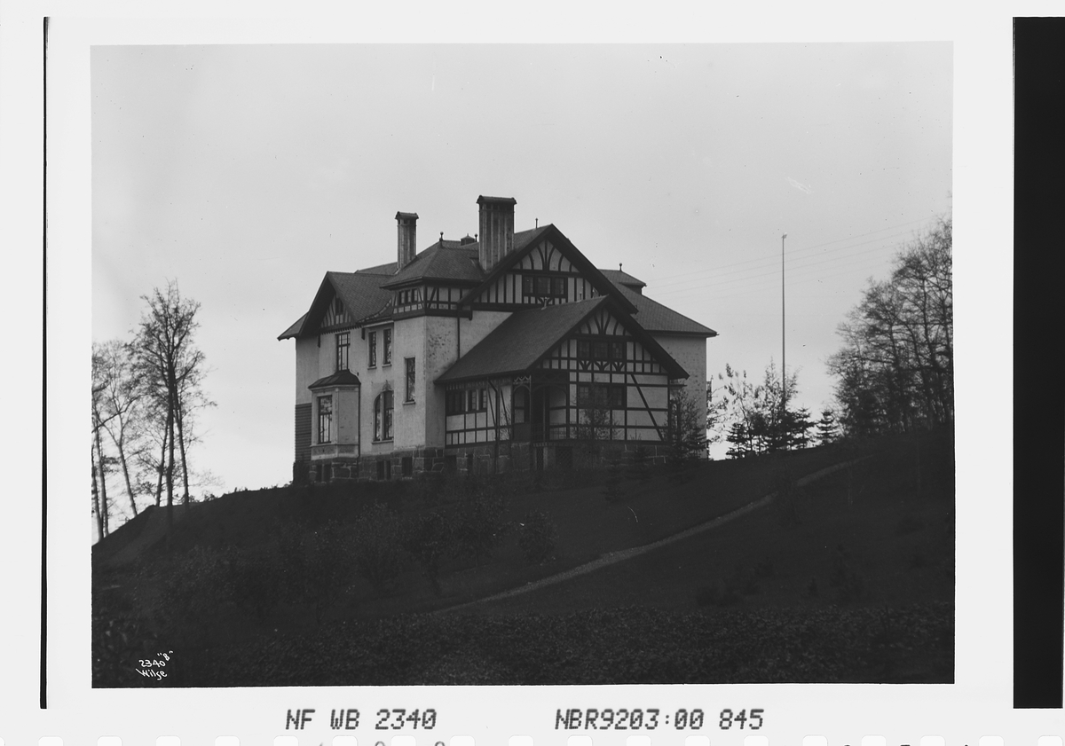 Anders Beer Wilse, Prot: Interiör Groserer Juell (for Arket.fürst) Villa