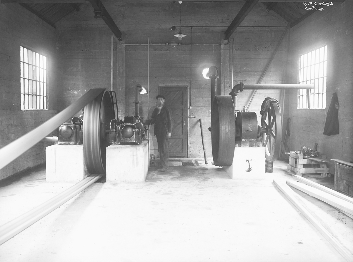 Anders Beer Wilse, Prot: Dalen Portland Cement, Brevik Tekst på bildet: D.P.C. okt 1918