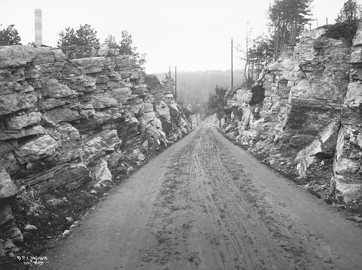 Anders Beer Wilse, Prot: Dalen Portland Cement, Brevik Tekst på bildet: D.P.C. okt 1918