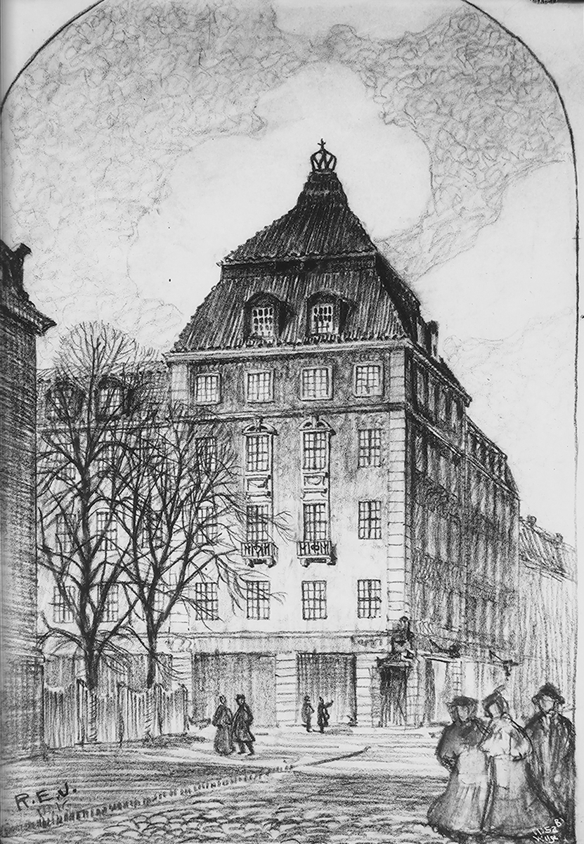Anders Beer Wilse, Prot: (Jacobsen arkitekttegning)