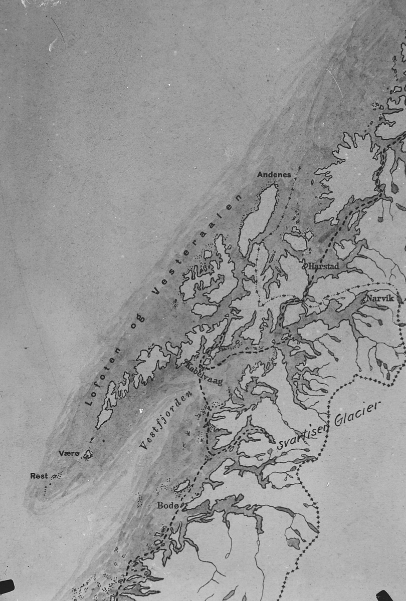 Anders Beer Wilse, Konv: Kart Lofoten