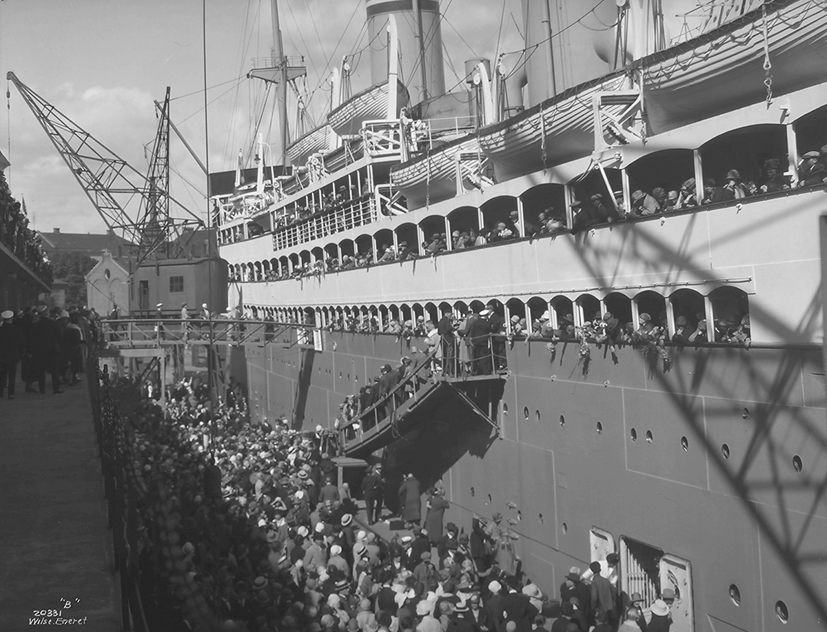 Anders Beer Wilse, Prot: Stavangerfjord avgang
