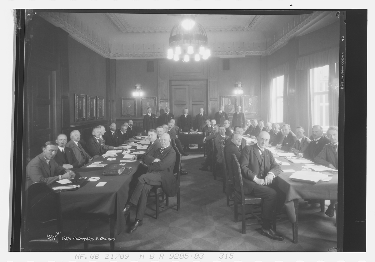 Anders Beer Wilse, Konv: Rotarymøte