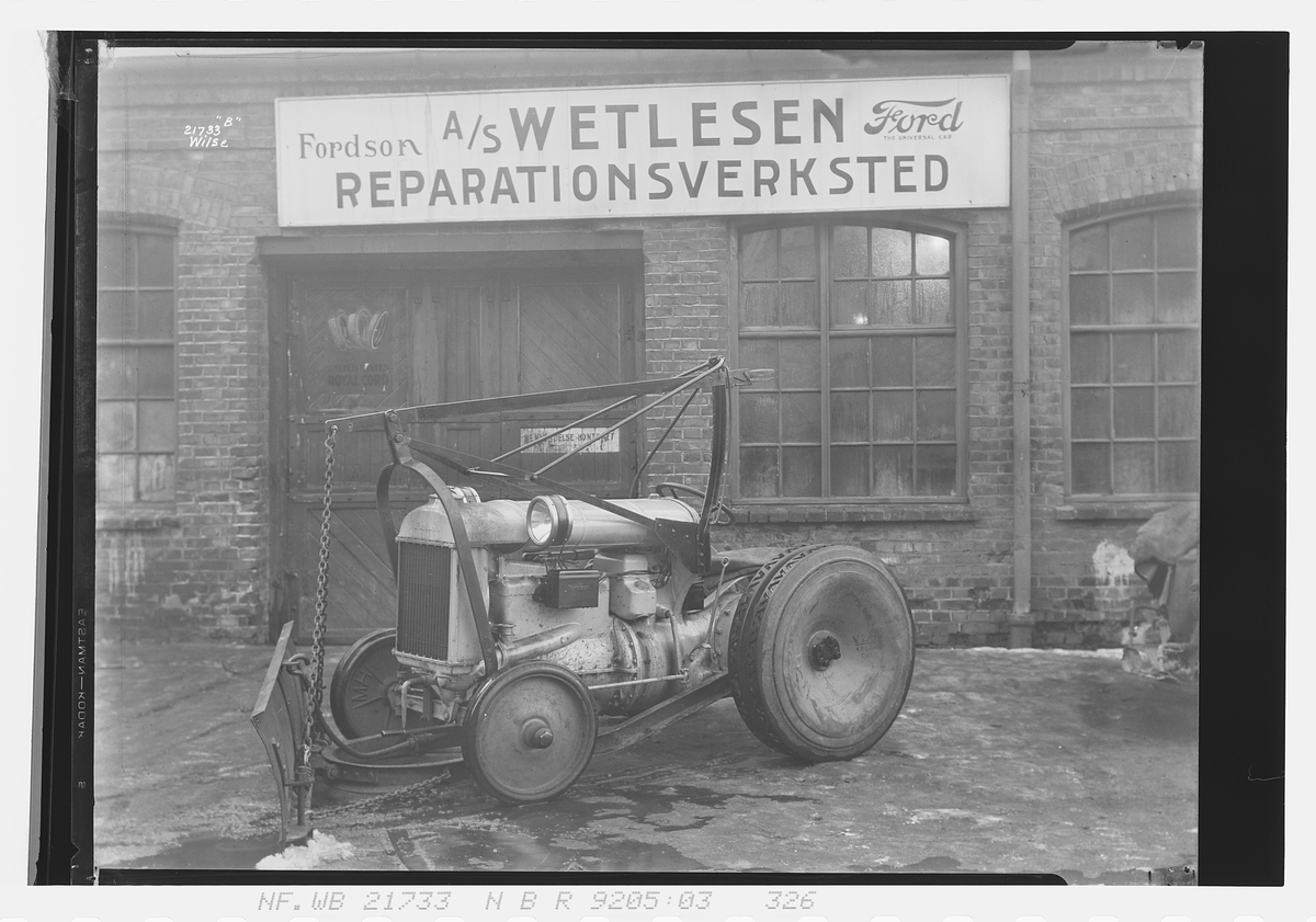 Anders Beer Wilse, Prot: Wetlesen A/S