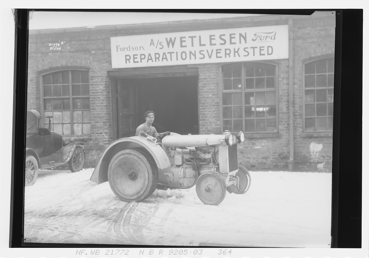 Anders Beer Wilse, Prot: Wetlesen A/S traktor