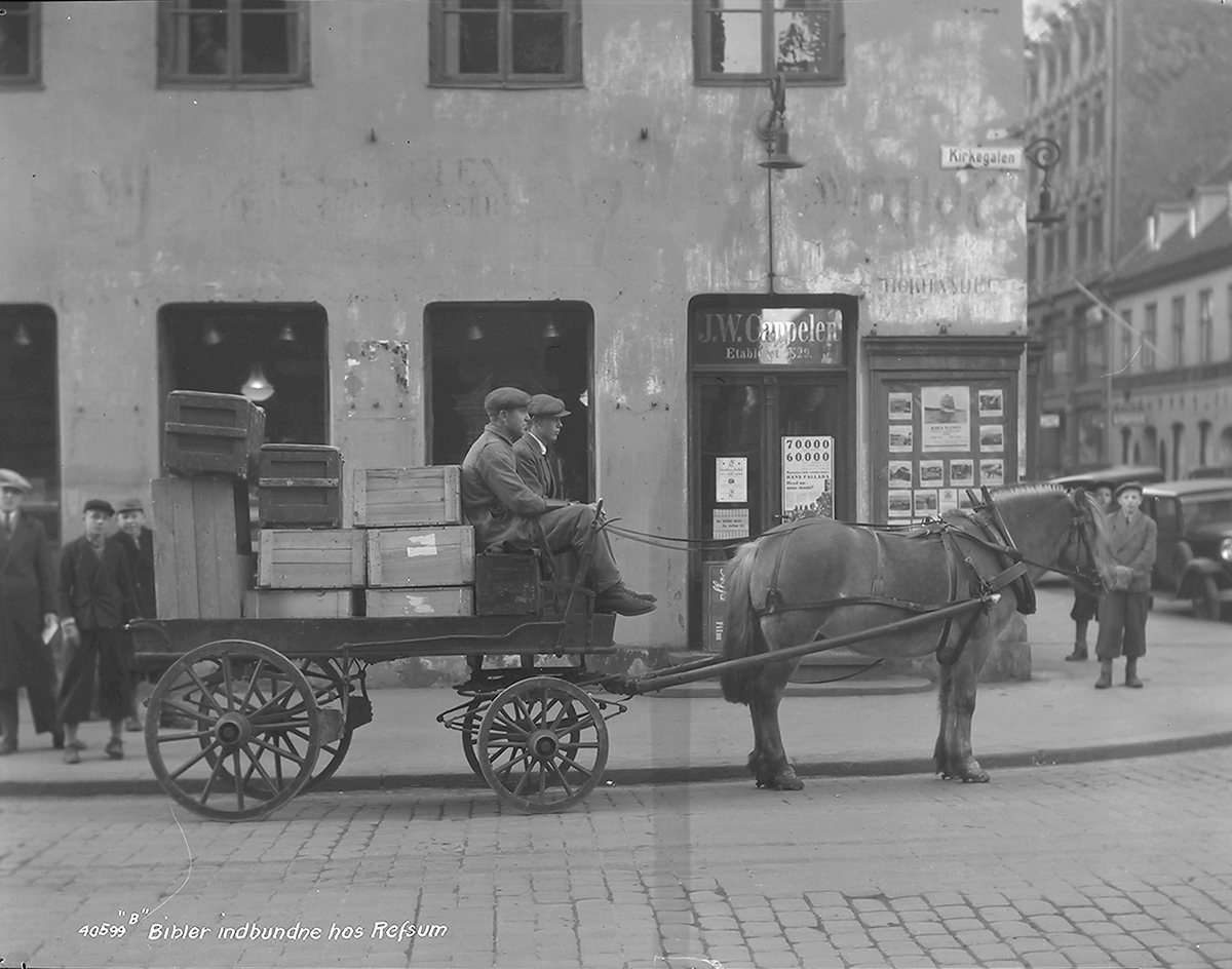 Anders Beer Wilse, Konv: Refsum Transport av bibler