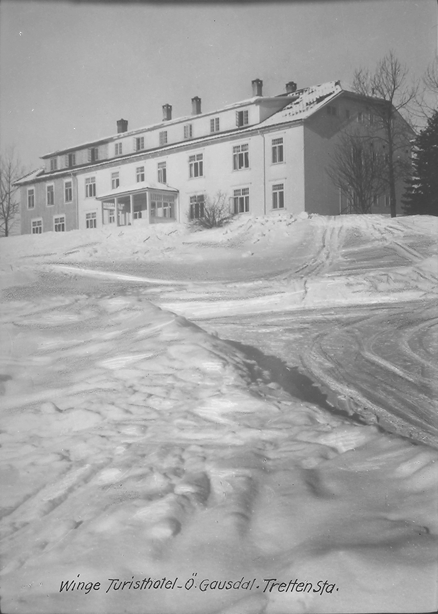 Anders Beer Wilse, Prot: Winge turisthotel vinter brevkort