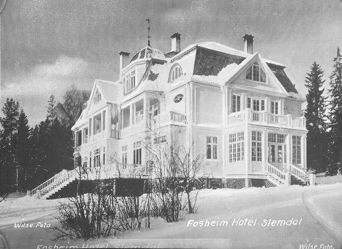 Anders Beer Wilse, Prot: Fosheim hotel brevkort