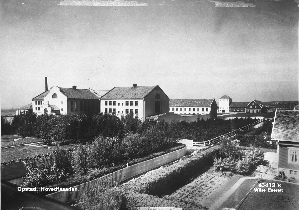 Anders Beer Wilse, Prot: Opstad arbeidsanst hovedfasade 24/5-4/6