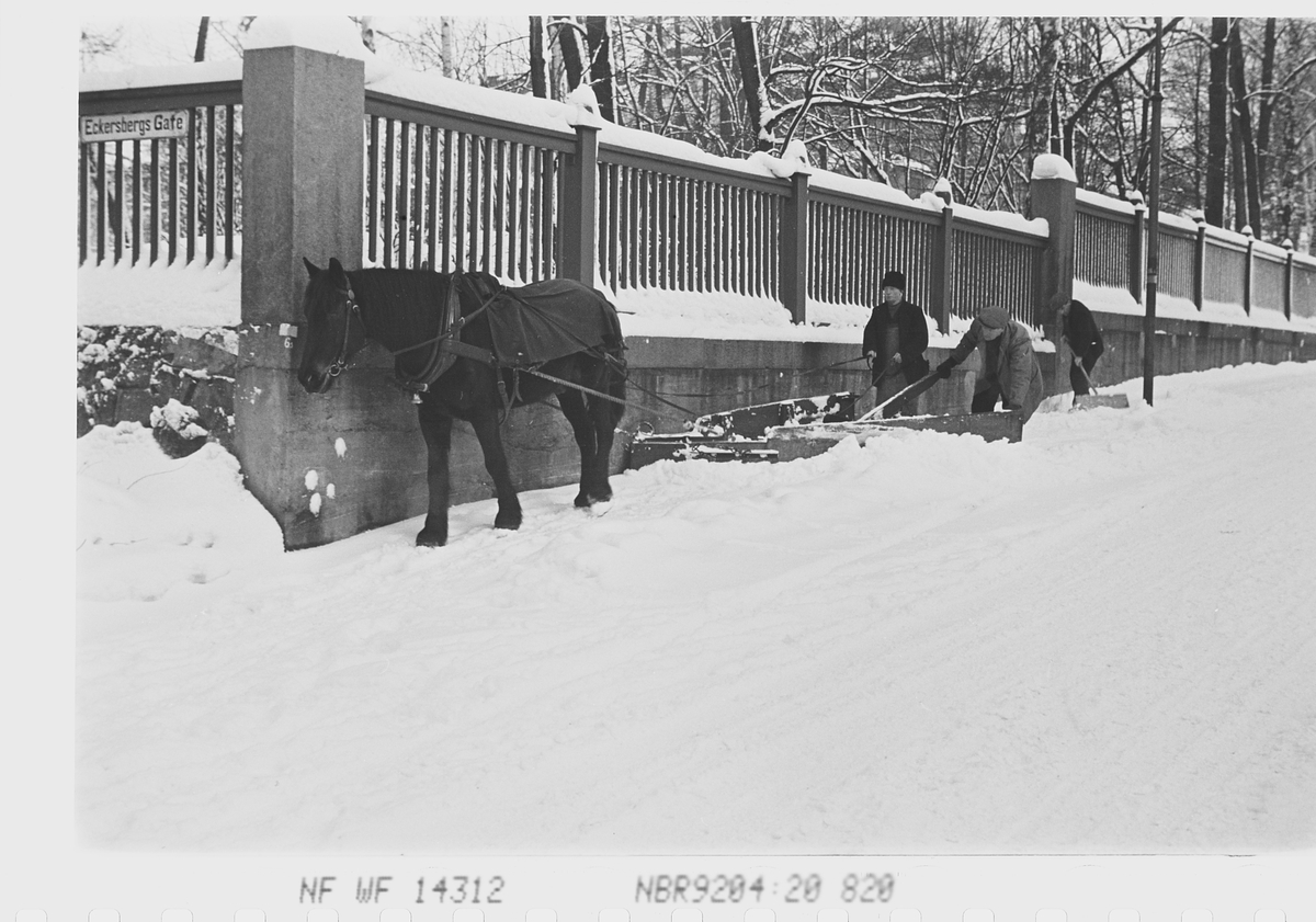 Anders Beer Wilse, Prot: Vinter Snerydning