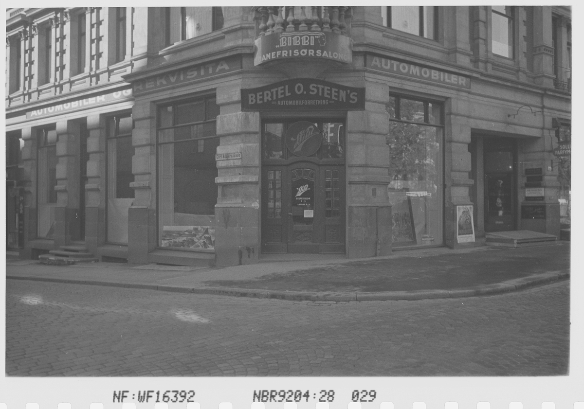 Anders Beer Wilse, Prot: Wilses butikk Bertel O. Steen