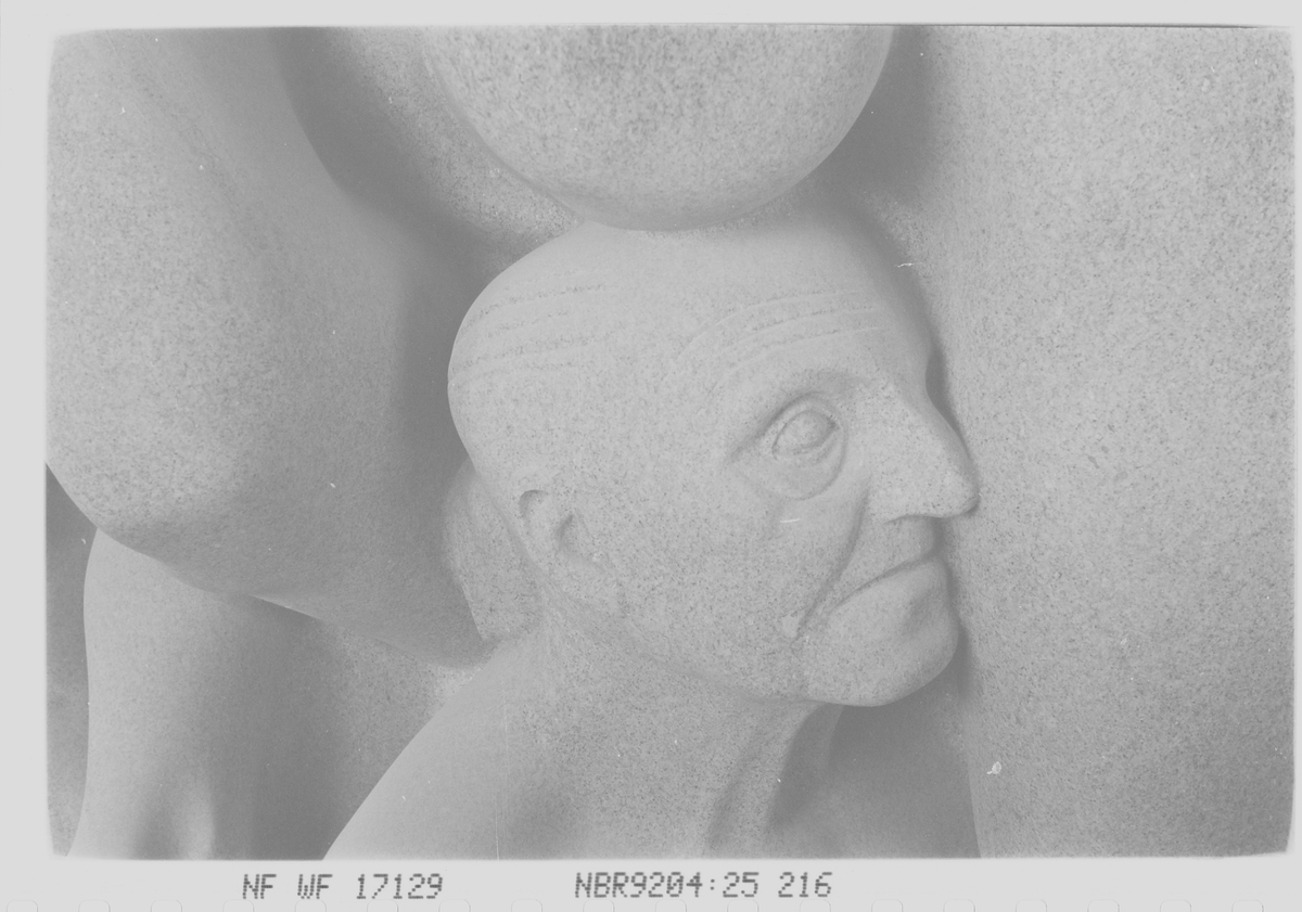 Anders Beer Wilse, Prot: Vigeland. Monolitten. detaljer
