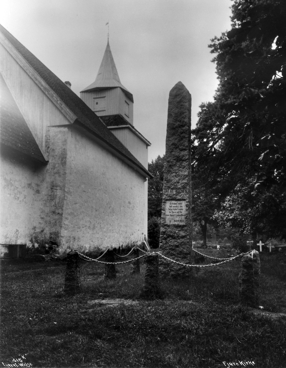 Anders Beer Wilse, prot: Grimstad Fjære Kirke Terje Vigens Grav