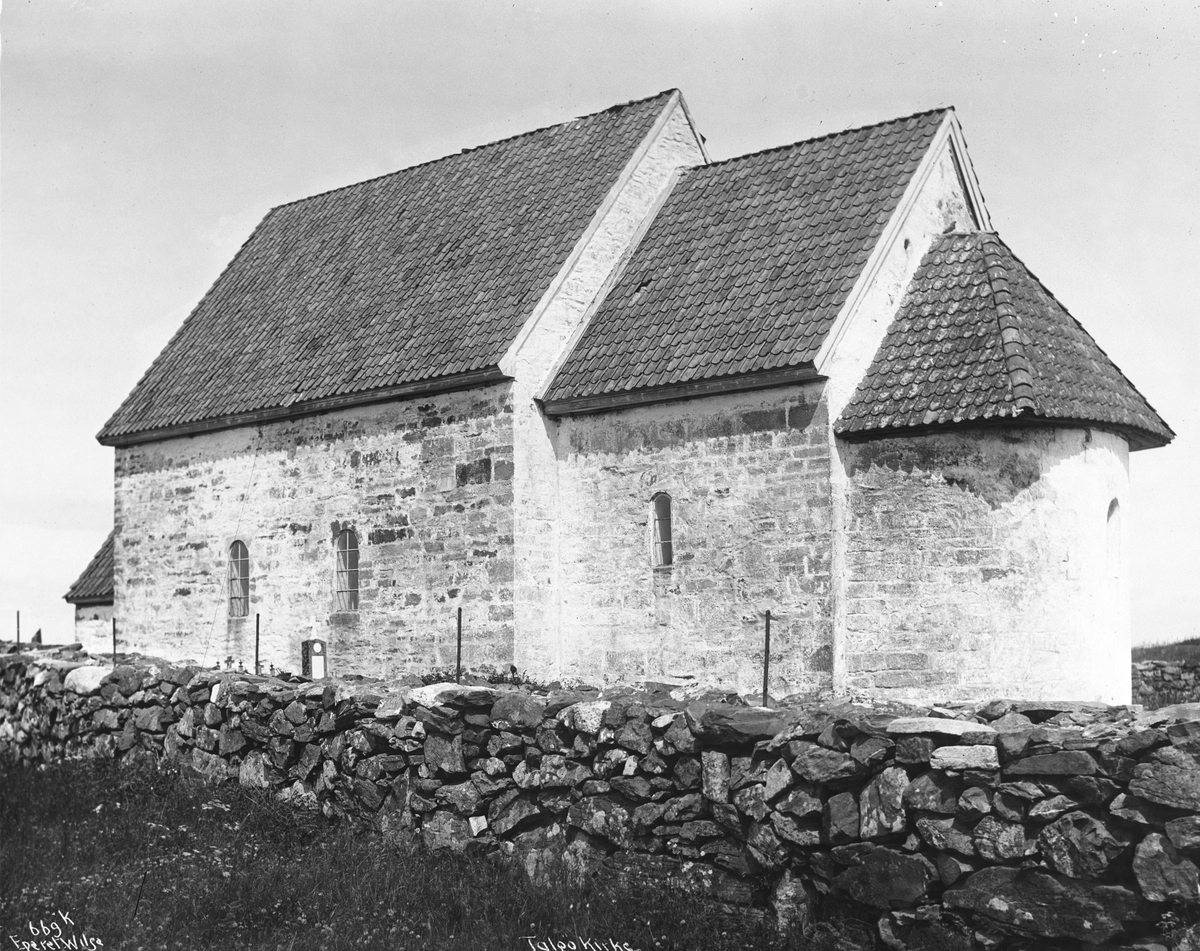 Anders Beer Wilse, prot: Talgø Kirke fra Stranden 29/6