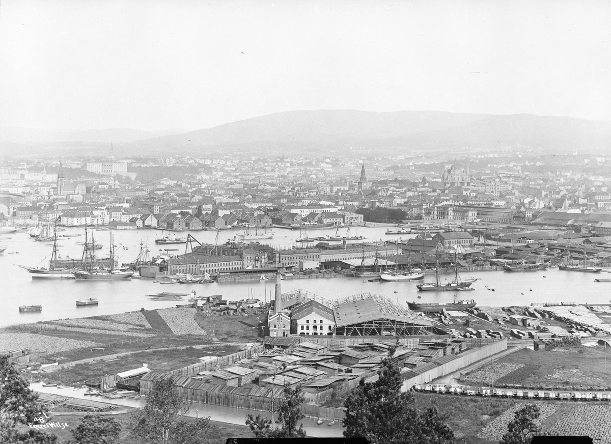 Axel Lindahl, Prot: Christiania fra Ekeberg I-IV