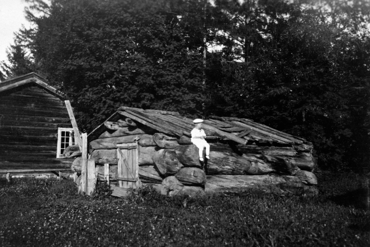 Anno Domkirkeodden, Ljørkoie fra Østerdalen. Tømmerkoie. Oppsatt på utstillingsplassen 1907. Flyttet til Hedmarksmuseet. Påtent natt til 17.mai 1990.