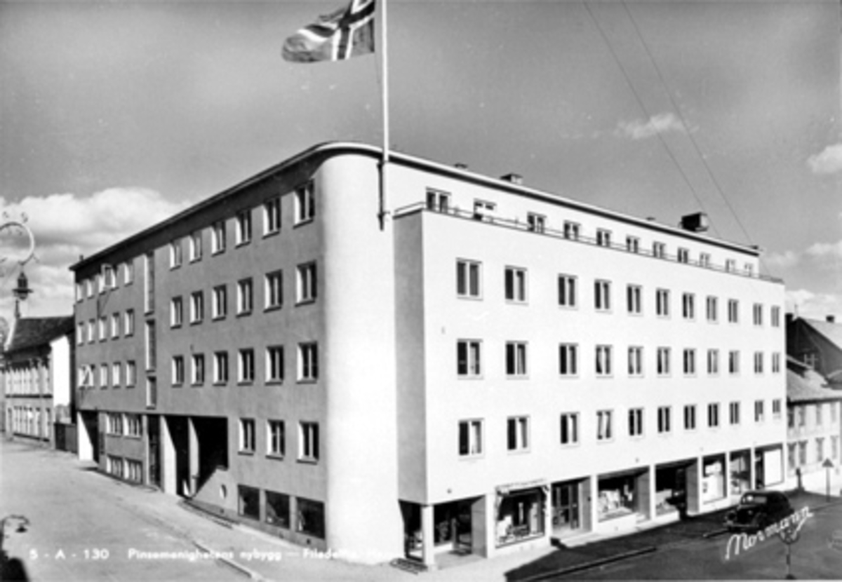Anno Domkirkeodden, EKSTERIØR, PINSEMENIGHETENS BYGG, FILADELFIA, FILADELFIAGÅRDEN, SEMINARGATA 31 I HAMAR.