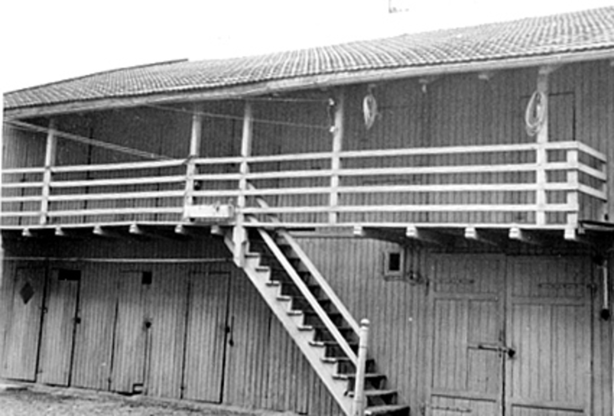 Anno Domkirkeodden, EKSTERIØR BAKGÅRD, PARKGATA 22, BAKHUSET, SVALGANG