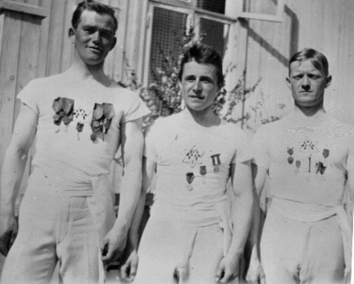 Anno Domkirkeodden, 3 HERRETURNERE, MEDALJER, MICHAEL SØRLUND, (?), BERNHARD TØMTE
