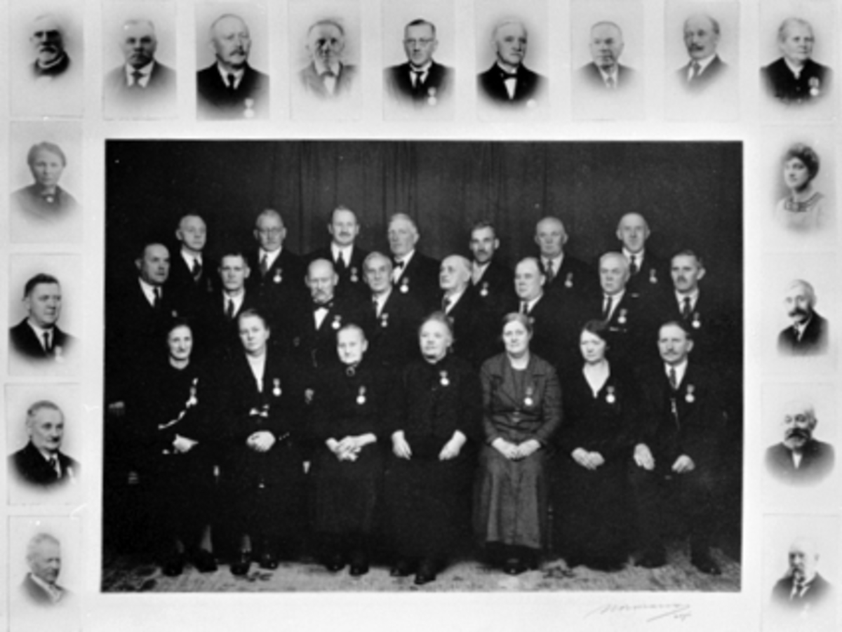 Anno Domkirkeodden, GRUPPE, ARBEIDERE, LANG-TRO TJENESTE, A/S DE NORSKEMELKEFABRIKKERNavneliste følger reg. skjema