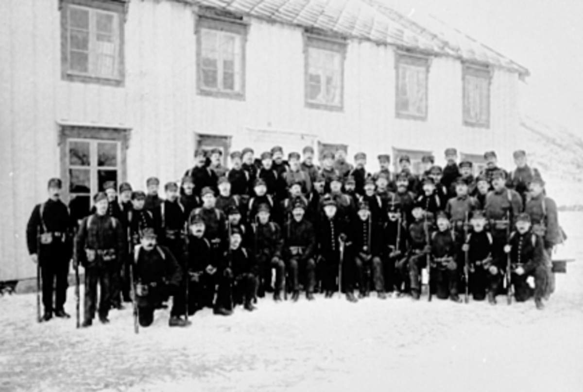 Anno Domkirkeodden, NØYTRALITETSVAKTEN 1915, 1 PETOTON, 16 KOMPANI, SOLDATER