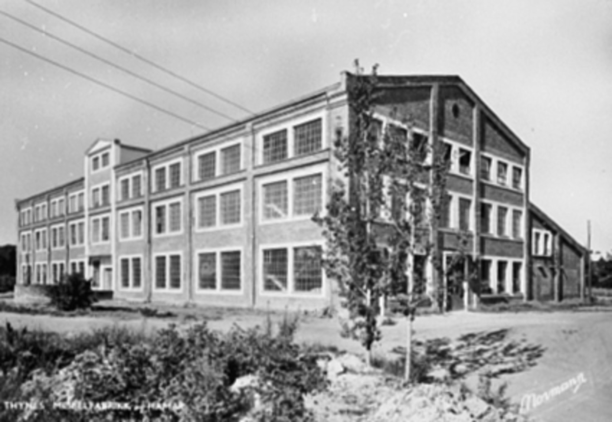 Anno Domkirkeodden, EKSTERIØR THYNES MØBELFABRIKK, HAMAR STÅLVERK, Dubb: 401-6766.