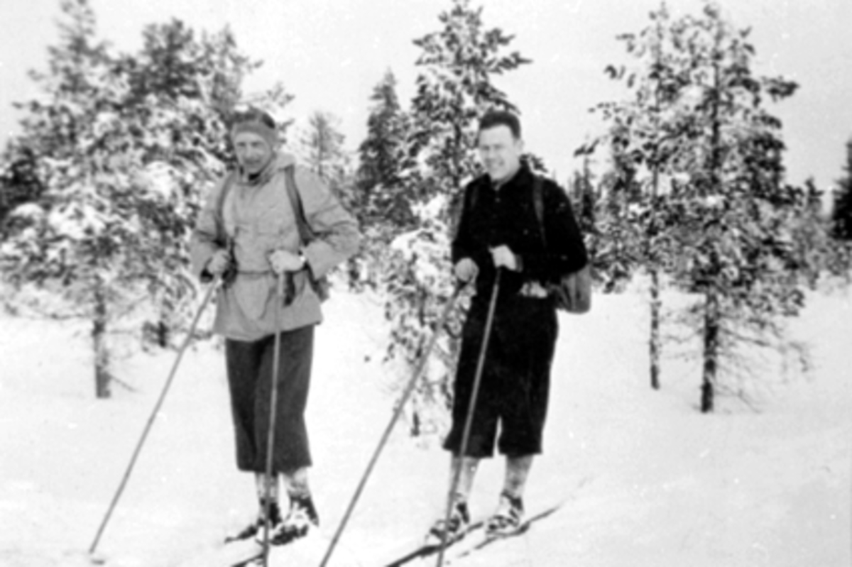 Anno Domkirkeodden, PÅSKETUR, ARNE OMMUNDSEN, FORFATTER SIGURD EVENSMO, SKIANTREKK, VINTER, I MESNALIA