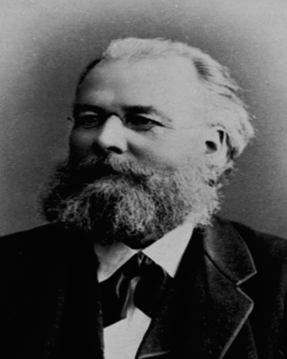 Anno Domkirkeodden, PORTRETT: B. M. KINCK, 23-02-1827 - 23-06-1890, ORDFØRER I HAMAR: 1855, 1857, 1868, 1876. FORMANN I HAMAR HANDELSSTANDS FORENING I 1887. Oplandske Kreditbank: Bokholder i filialen og Kreditbanken 1855-1883, banksjef 1883-1890.
