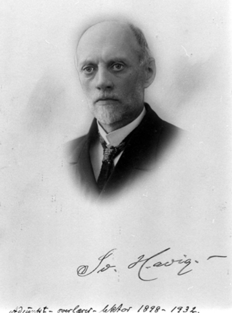 Anno Domkirkeodden, SVERRE HAVIG. LEKTOR 1898-1932. HAMAR KATEDRALSKOLE.
