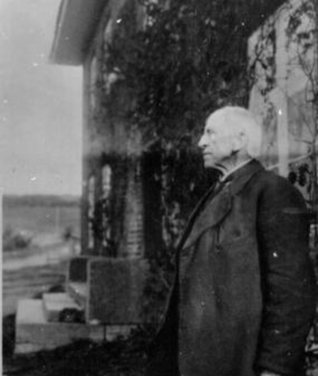 Anno Domkirkeodden, Portrett av Even Arnt Nilsen Gjestvang (1829-1929), Kise Østre, Nes, Hedmark.Her 90 år gammel.