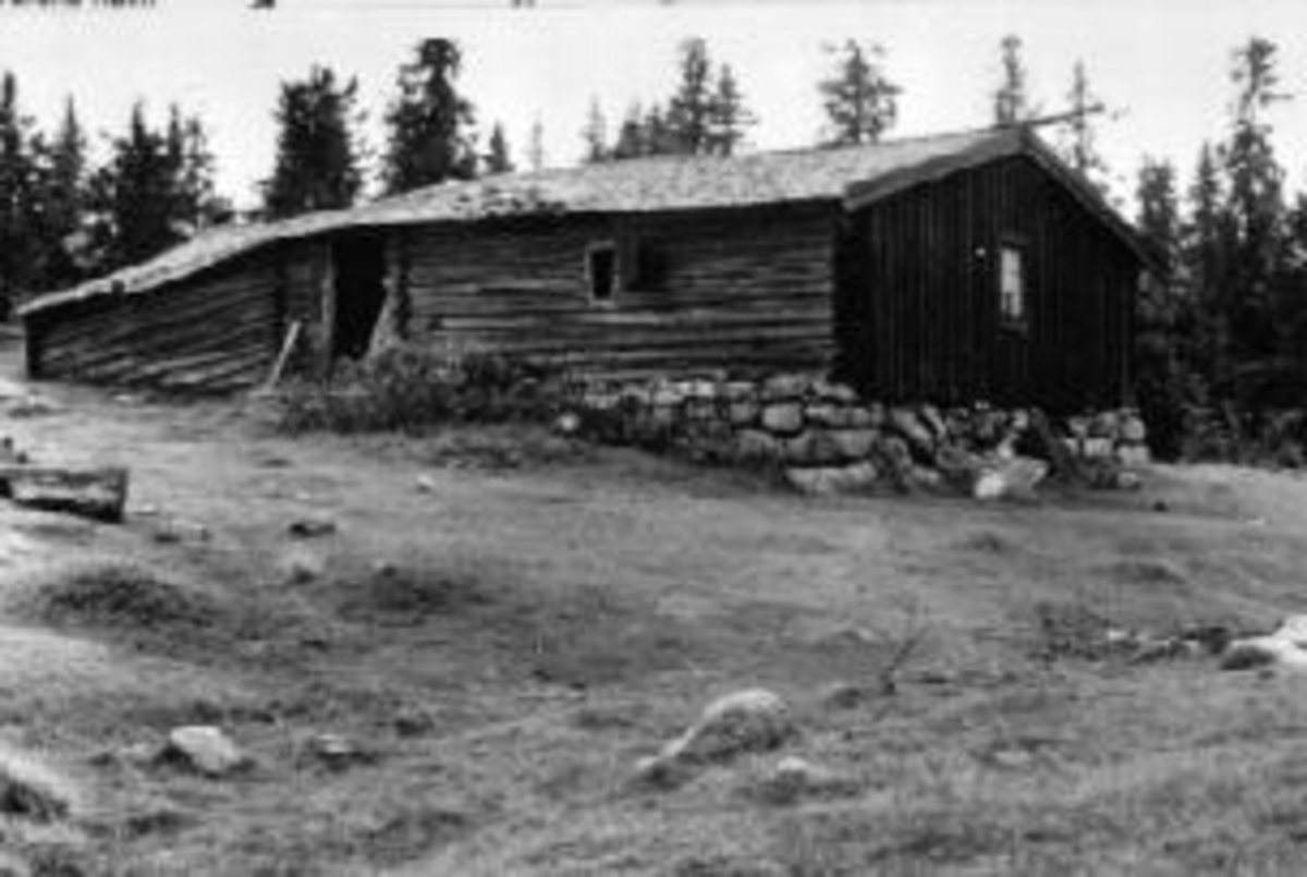 Anno Domkirkeodden, Eksteriør, størhuset til Gudsås på Bjønnåsen seter, Ringsaker Almenning.