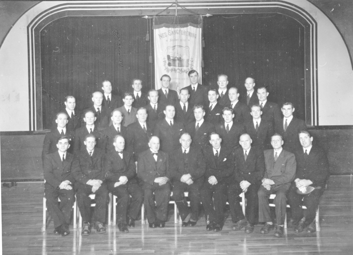 Anno Domkirkeodden, Nes Sangforening, jubileumskonsert, 100 år 1851-1951.