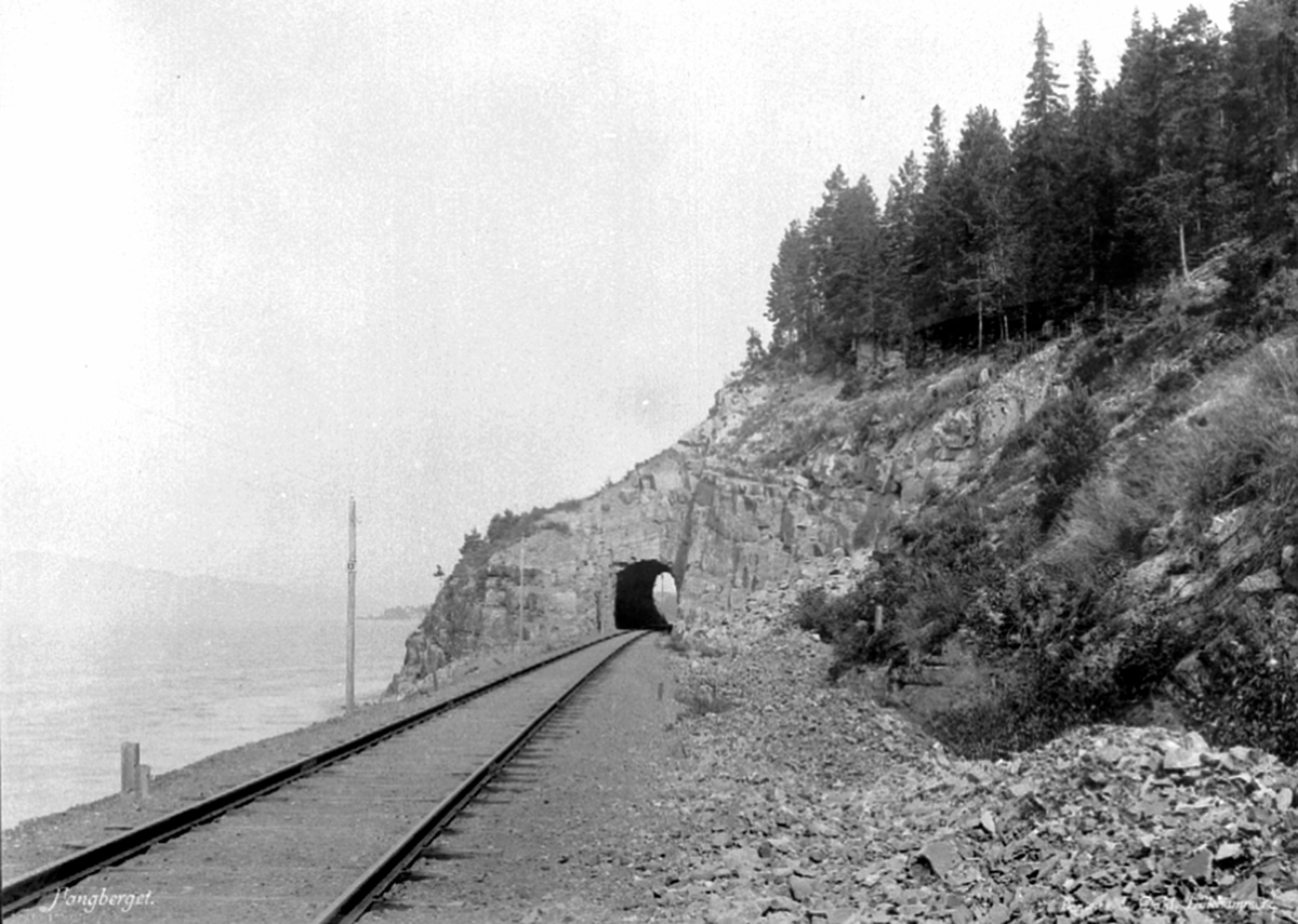 Anno Domkirkeodden, Jernbaneutbygging, jernbaneskinner, Furubergtunnelen, Furnes.