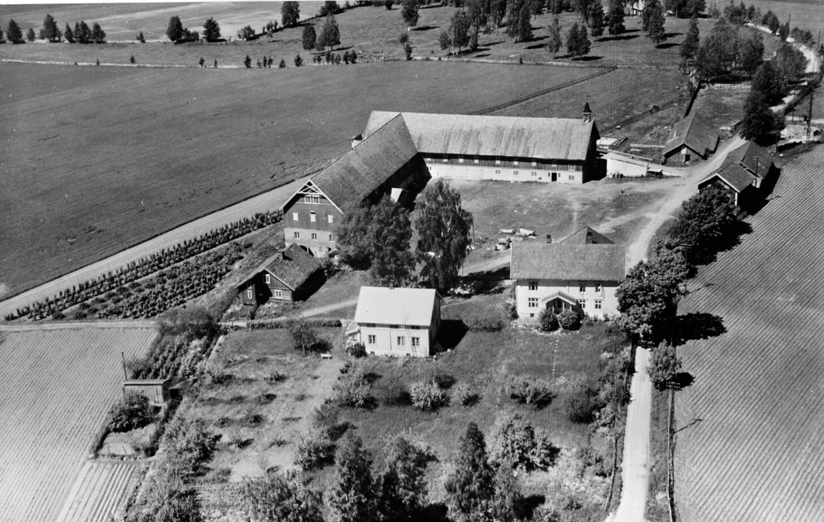 Anno Domkirkeodden, Flyfoto av Tørud gard, Gaupen, Ringsaker.