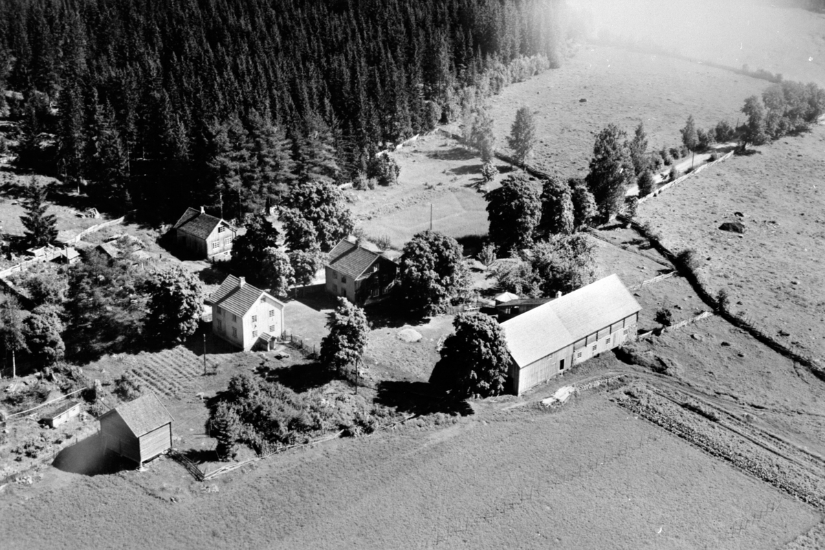 Anno Domkirkeodden, Flyfoto av Bårdseng gard, Lillehammer.