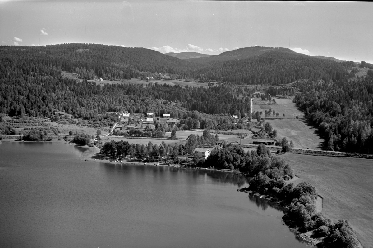 Anno Domkirkeodden, Flyfoto av Steinsvika badeplass, Moelv.
