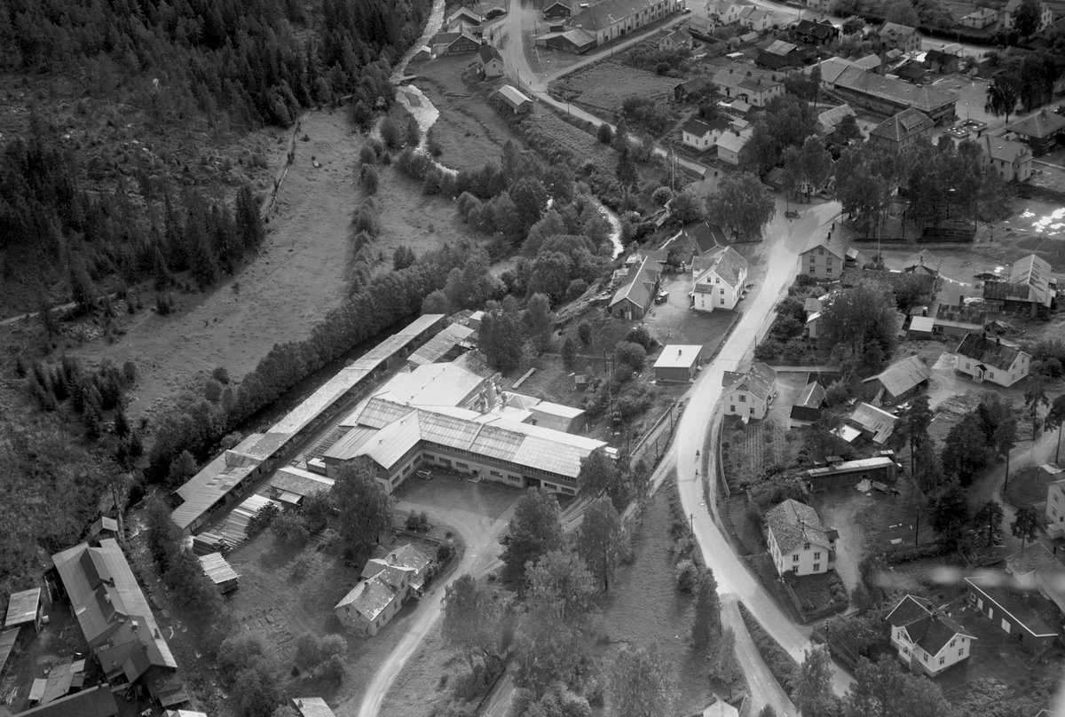 Anno Domkirkeodden, Flyfoto av Strømmen bruk, Moelv.