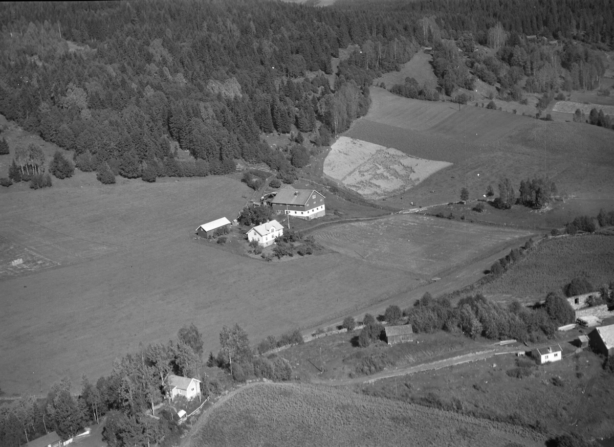 Anno Domkirkeodden, Flyfoto av Skalmerud, Stavsjø, Hedmark.