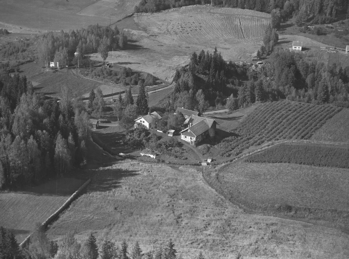Anno Domkirkeodden, Flyfoto av Kvernvolden, Stavsjø, Hedmark.