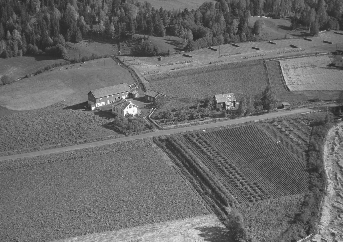 Anno Domkirkeodden, Flyfoto av Gaaserud, Stavsjø, Hedmark.