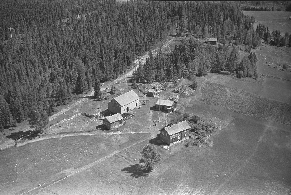 Anno Domkirkeodden, Flyfoto av Geitrud nordre, Lismarka, Lillehammer.