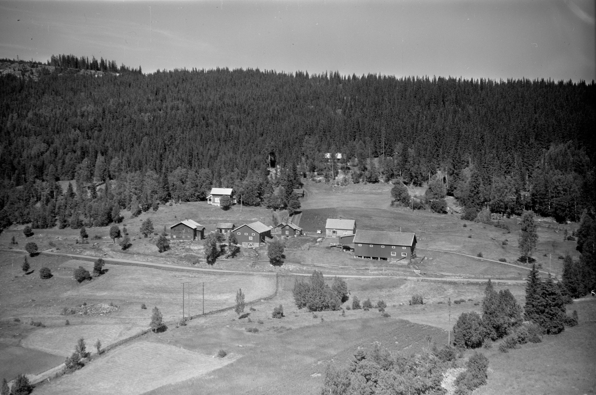 Anno Domkirkeodden, Flyfoto av Håkenstad gard, Mesnalia, Ringsaker.
