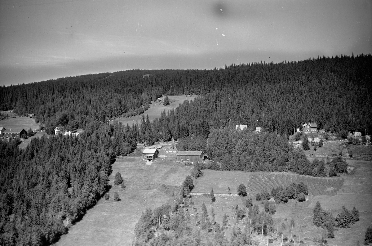 Anno Domkirkeodden, Flyfoto av ukjent gard, Mesnalia, Ringsaker.