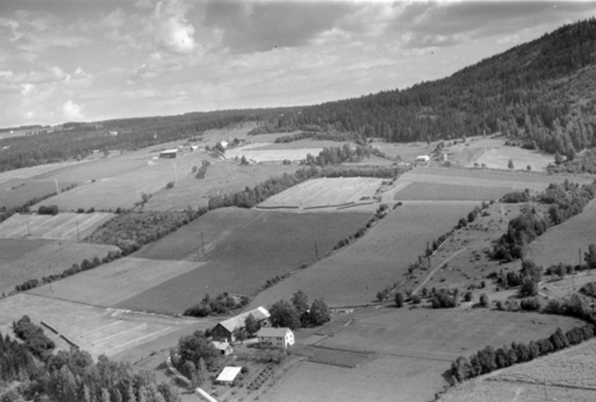Anno Domkirkeodden, Flyfoto av Bjørge nordre, Veldre, Ringsaker.