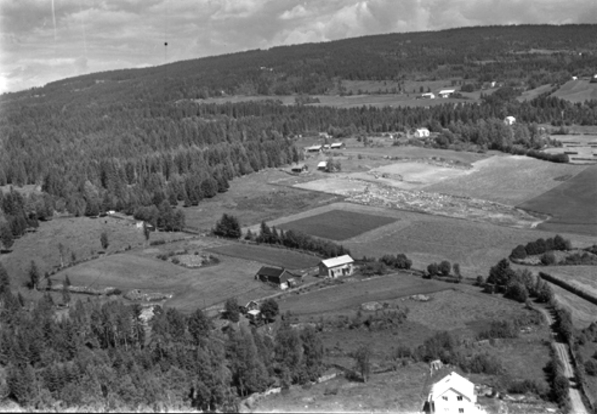 Anno Domkirkeodden, Flyfoto av Røste, Furnesåsen, Ringsaker.