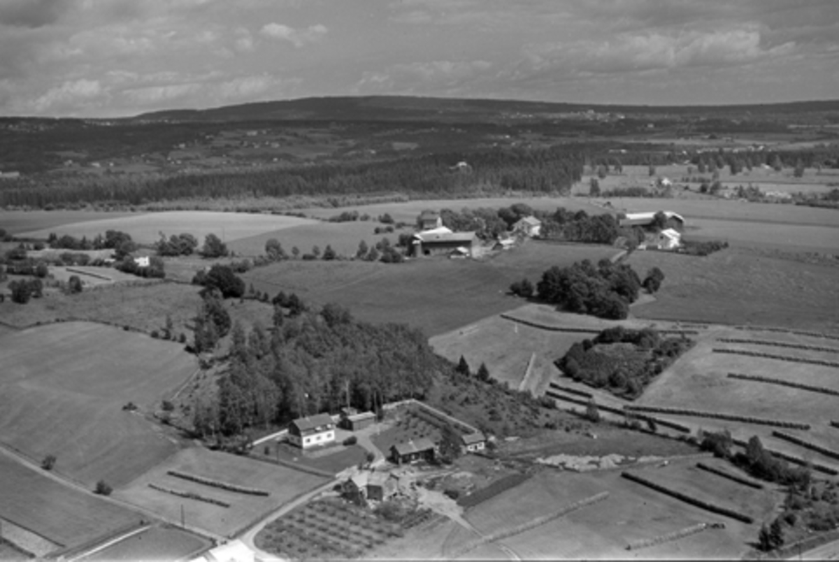 Anno Domkirkeodden, Flyfoto av Veslehov, Furnes, Ringsaker.