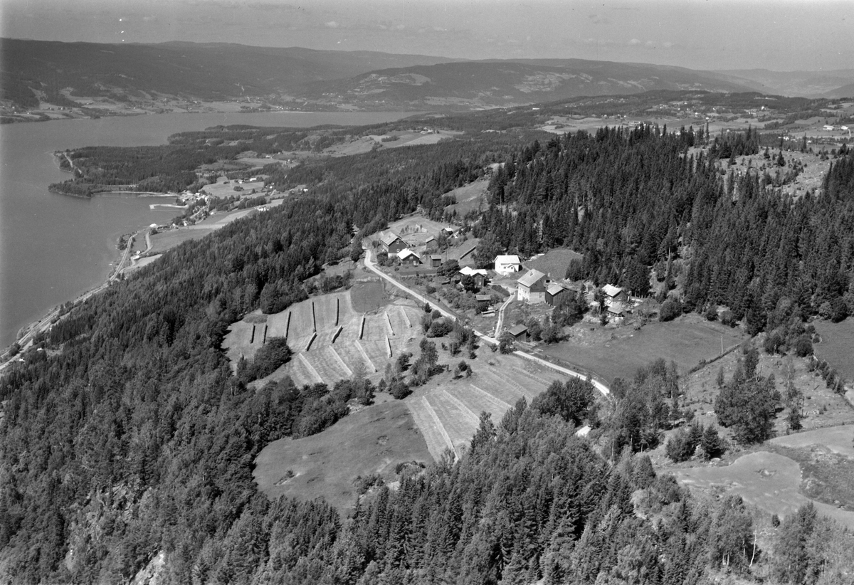 Widerøes Flyveselskap A/S, Flyfoto av Kløvstad gard, Ring, Ringsaker.