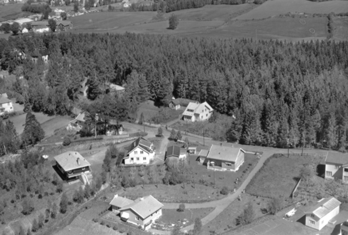 Widerøes Flyveselskap A/S, Flyfoto av Kongsvegen, Brumunddal.