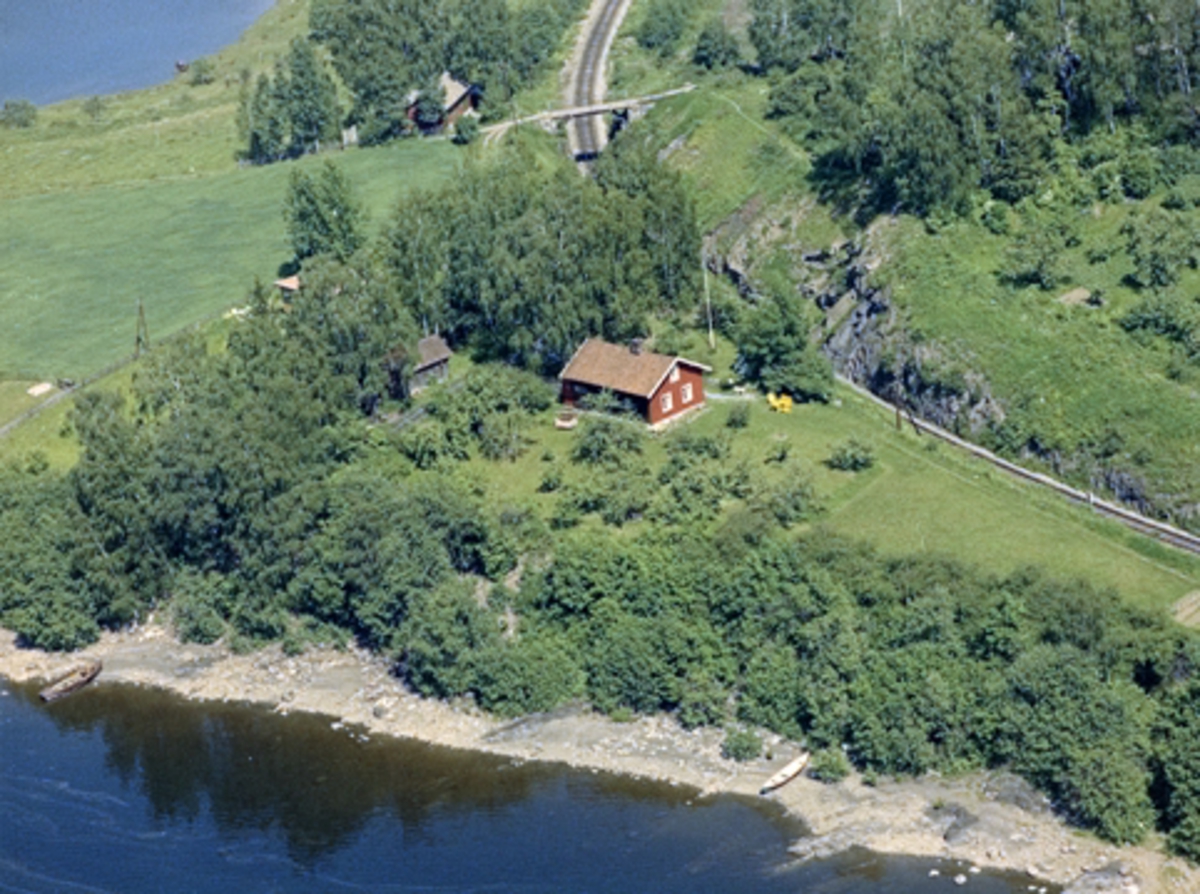 Widerøes Flyveselskap A/S, Flyfoto, Nordhagen på Grøtodden, Jessnes, Furnes.